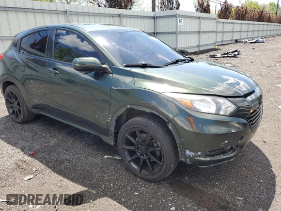 2016 Honda HR-V EX with VIN 3CZRU6H51GM738423, listed as a Copart auction lot 56178135 with 119,915 mi miles and Salvage Title. Bid and sale history available at DreamBid. Image 4.