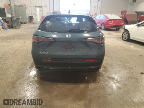 2023 Honda HR-V LX with VIN 3CZRZ2H31PM745770, listed as a Copart auction lot 43449055 with 29,420 mi miles and Salvage title. Bid and sale history available at DreamBid. Image 6.