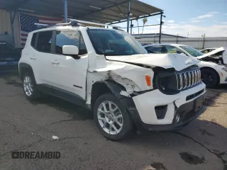 2021 Jeep Renegade Latitude with VIN ZACNJDBBXMPN14623, listed as a Copart auction lot 58861485 with 39,714 mi miles and Clean title. Bid and sale history available at DreamBid. Image 4.