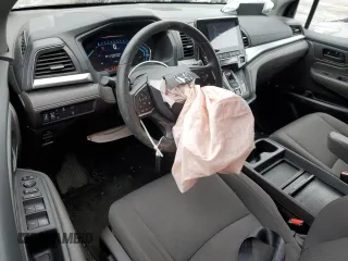 2020 Honda Odyssey EX with VIN 5FNRL6H52LB051555, listed as a Copart auction lot 44584755 with 55,905 mi miles and Salvage Title. Bid and sale history available at DreamBid. Image 8.
