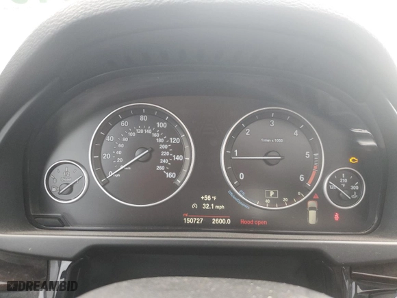 2015 BMW X5 xDrive35d with VIN 5UXKS4C50F0N09255, listed as a Copart auction lot 53791945 with 150,727 mi miles and Clean Title. Bid and sale history available at carsss.com. Image 9.