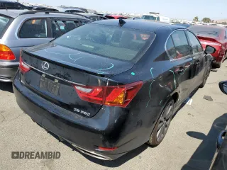 2015 Lexus GS 350 with VIN JTHBE1BL7FA010968, listed as a Copart auction lot 63075174 with 63,220 mi miles and Salvage Title. Bid and sale history available at carsss.com. Image 3.