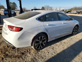 2015 Chrysler 200 C with VIN 1C3CCCCB3FN527646, listed as a Copart auction lot 42138125 with 203,105 mi miles and Salvage Title. Bid and sale history available at DreamBid. Image 3.