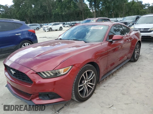 2016 Ford Mustang EcoBoost with VIN 1FA6P8TH3G5275547, listed as a Copart auction lot 63400825 with 102,040 mi miles and Salvage title. Bid and sale history available at DreamBid. Image 1.