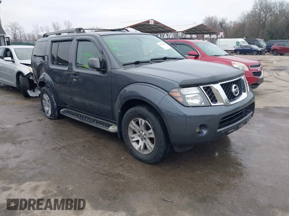 2010 Nissan Pathfinder LE with VIN 5N1AR1NB8AC618785, listed as a IAAI auction lot 41774406 with 172,200 mi miles and . Bid and sale history available at DreamBid. Image 1.