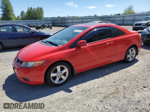 2006 Honda Civic EX with VIN 2HGFG12886H534206, listed as a Copart auction lot 55873935 with 208,748 mi miles and Clean Title. Bid and sale history available at DreamBid. Image 1.
