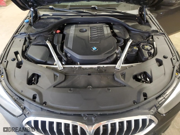 2022 BMW 8 Series 840i with VIN WBAGV4C02NCG99396, listed as a Copart auction lot 46698695 with 0 mi miles and Salvage Title. Bid and sale history available at carsss.com. Image 11.