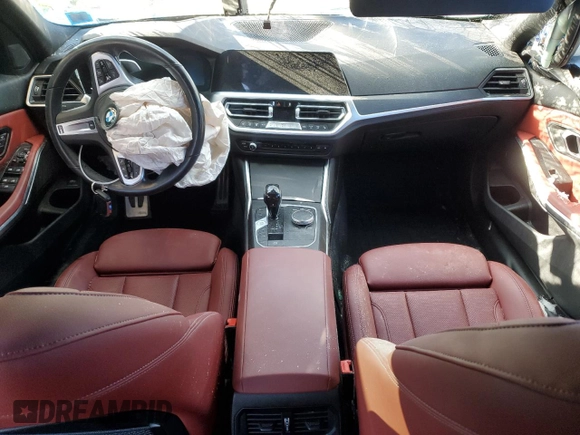 2022 BMW 3 Series M340i xDrive with VIN 3MW5U9J04N8C57069, listed as a Copart auction lot 88677765 with 0 mi miles and Salvage Title. Bid and sale history available at carsss.com. Image 8.