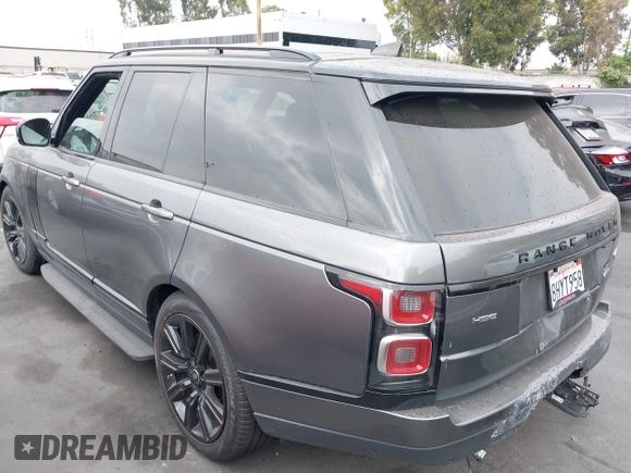 2019 Land Rover Range Rover HSE with VIN SALGS2SV9KA521124, listed as a IAAI auction lot 42429756 with 65,788 mi miles and . Bid and sale history available at DreamBid. Image 3.