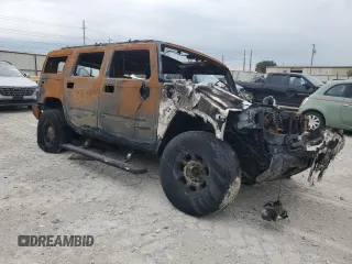 2008 Hummer H2 SUV with VIN 5GRGN23838H103079, listed as a Copart auction lot 63880494 with 0 mi miles and Non Repairable. Bid and sale history available at carsss.com. Image 4.