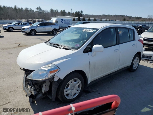 2011 Nissan Versa 1.8 S with VIN 3N1BC1CP8BL462068, listed as a Copart auction lot 48402445 with 142,452 mi miles and Salvage Title. Bid and sale history available at carsss.com. Image 1.
