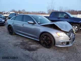 2017 Audi A6 Premium Plus with VIN WAUF2AFC8HN114013, listed as a Copart auction lot 85237004 with 74,275 mi miles and Salvage Title. Bid and sale history available at carsss.com. Image 4.