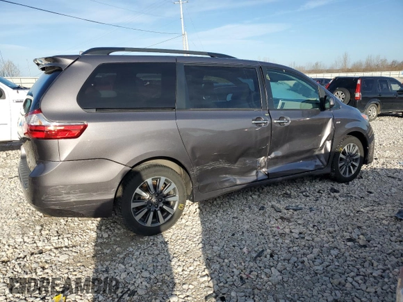 2020 Toyota Sienna XLE with VIN 5TDDZ3DC0LS243886, listed as a Copart auction lot 43464265 with 77,404 mi miles and Salvage title. Bid and sale history available at DreamBid. Image 3.