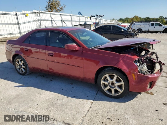 2005 Cadillac CTS with VIN 1G6DP567450133207, listed as a Copart auction lot 74300184 with 0 mi miles and Salvage Title. Bid and sale history available at carsss.com. Image 4.