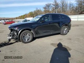 2024 Mazda CX-90 3.3 Turbo Select with VIN JM3KKAHD1R1142727, listed as a Copart auction lot 43915355 with 8,613 mi miles and Salvage Title. Bid and sale history available at carsss.com. Image 1.