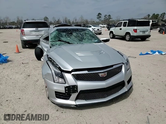 2016 Cadillac ATS-V with VIN 1G6AN1RY6G0151331, listed as a Copart auction lot 48347005 with Not Provided miles and Salvage Title. Bid and sale history available at carsss.com. Image 11.