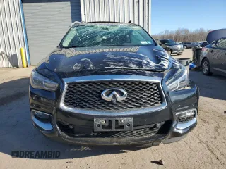 2019 Infiniti QX60 Pure with VIN 5N1DL0MMXKC516532, listed as a Copart auction lot 50526865 with 66,350 mi miles and Salvage title. Bid and sale history available at DreamBid. Image 5.