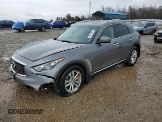 2017 Infiniti QX70 z VIN JN8CS1MW7HM410458, wystawiony jako Copart lot #43272385 z przebiegiem 106 311 mil mil oraz Szkoda całkowita • Salvage title. Historia ofert i sprzedaży dostępna na DreamBid. Obrazek 1.