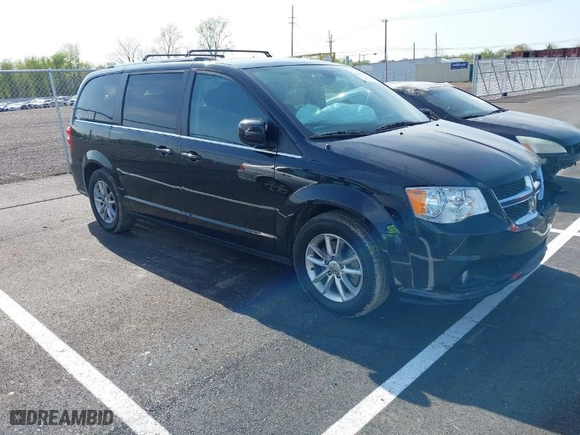 2019 Dodge Grand Caravan SXT with VIN 2C4RDGCGXKR594862, listed as a IAAI auction lot 41941792 with 95,982 mi miles. Bid and sale history available at carsss.com. Image 1.