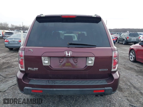 2008 Honda Pilot EX-L with VIN 5FNYF18508B015960, listed as a IAAI auction lot 41511626 with 207,141 mi miles. Bid and sale history available at carsss.com. Image 16.