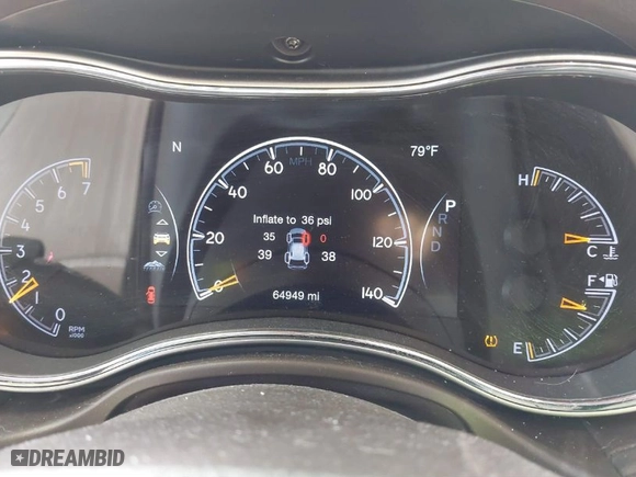 2018 Jeep Grand Cherokee Overland with VIN 1C4RJFCG1JC173042, listed as a IAAI auction lot 41705160 with 64,949 mi miles. Bid and sale history available at carsss.com. Image 7.