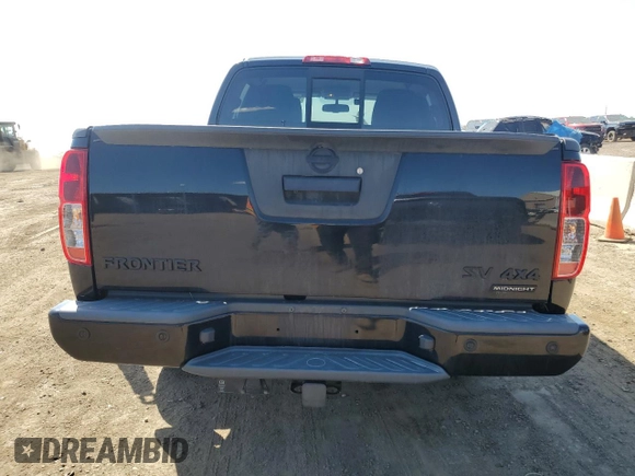 2021 Nissan Frontier SV with VIN 1N6ED0EBXMN716155, listed as a Copart auction lot 56587325 with 39,100 mi miles and Salvage title. Bid and sale history available at DreamBid. Image 6.