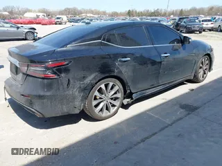 2020 Nissan Maxima Platinum with VIN 1N4AA6FV5LC374801, listed as a IAAI auction lot 42049391 with 63,373 mi miles and . Bid and sale history available at DreamBid. Image 4.