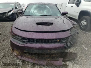 2020 Dodge Charger Scat Pack with VIN 2C3CDXGJ5LH197227, listed as a Copart auction lot 44034295 with 42,816 mi miles and Salvage Title. Bid and sale history available at carsss.com. Image 5.