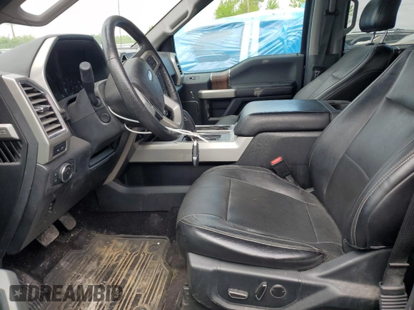 2015 Ford F-150 XLT with VIN 1FTEW1EGXFKD48594, listed as a Copart auction lot 54413785 with 210,336 mi miles and Clean Title. Bid and sale history available at carsss.com. Image 7.