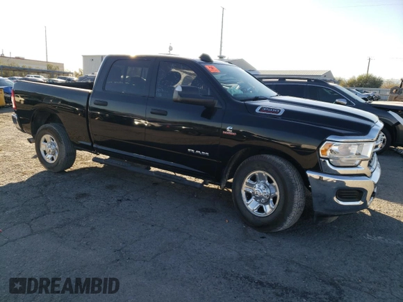 2019 Ram 3500 Tradesman with VIN 3C63R3CL2KG600597, listed as a Copart auction lot 80757054 with 64,802 mi miles and Salvage Title. Bid and sale history available at carsss.com. Image 4.