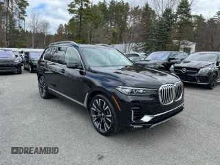 2020 BMW X7 xDrive40i with VIN 5UXCW2C08L9B71471, listed as a Copart auction lot 53714185 with 138,817 mi miles and Clean Title. Bid and sale history available at carsss.com. Image 2.