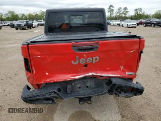 2022 Jeep Gladiator High Altitude with VIN 1C6HJTFG2NL135841, listed as a Copart auction lot 50785915 with 35,309 mi miles and Salvage title. Bid and sale history available at DreamBid. Image 6.