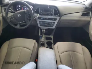 2015 Hyundai Sonata 2.4L SE with VIN 5NPE24AF7FH130802, listed as a Copart auction lot 53160155 with 143,477 mi miles and Clean Title. Bid and sale history available at carsss.com. Image 8.