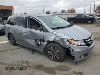 2016 Honda Odyssey Touring Elite with VIN 5FNRL5H99GB060952, listed as a Copart auction lot 78025674 with 139,964 mi miles and Salvage Title. Bid and sale history available at DreamBid. Image 4.