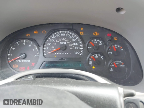 2008 Chevrolet TrailBlazer LT w/3LT with VIN 1GNDT13S482197855, listed as a IAAI auction lot 41899616 with 105,166 mi miles. Bid and sale history available at carsss.com. Image 7.
