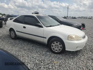 1999 Honda Civic DX with VIN 1HGEJ6223XL076584, listed as a Copart auction lot 51202925 with 282,306 mi miles and Salvage Title. Bid and sale history available at DreamBid. Image 4.