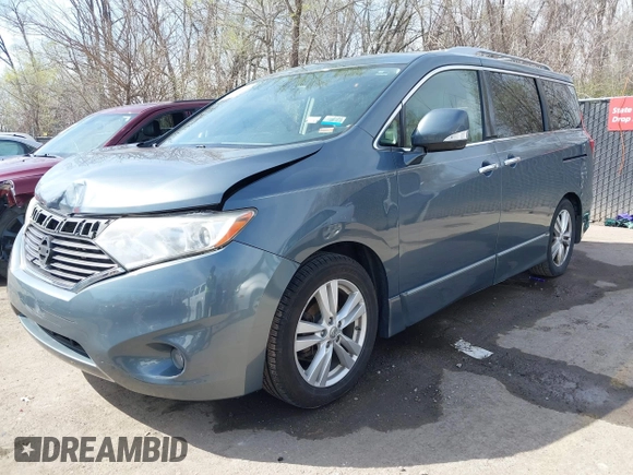 2012 Nissan Quest SL with VIN JN8AE2KP2C9031282, listed as a IAAI auction lot 41868868 with 179,819 mi miles. Bid and sale history available at carsss.com. Image 18.