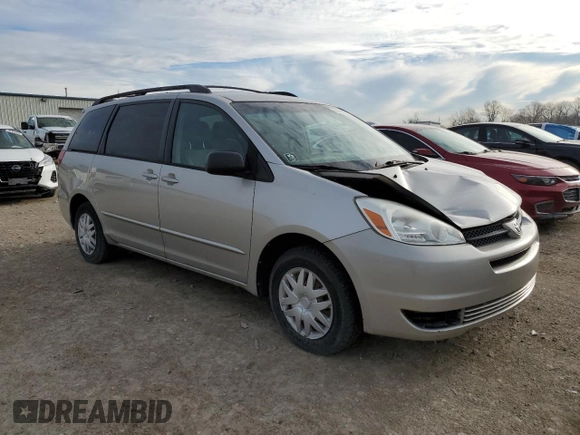 2004 Toyota Sienna CE with VIN 5TDZA23C94S078298, listed as a Copart auction lot 48547585 with 226,494 mi miles and Salvage Title. Bid and sale history available at DreamBid. Image 4.