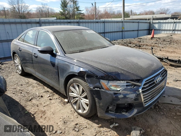 2019 Audi A6 Premium Plus with VIN WAUE8AF21KN128988, listed as a Copart auction lot 45857454 with 59,542 mi miles. Bid and sale history available at carsss.com. Image 4.