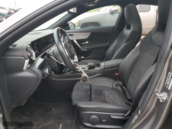 2022 Mercedes-Benz CLA with VIN W1K5J4GB2NN295300, listed as a Copart auction lot 50547835 with 37,665 mi miles and Salvage Title. Bid and sale history available at carsss.com. Image 7.