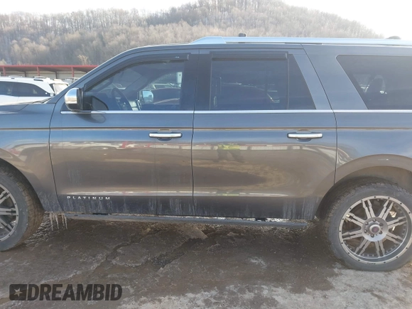 2018 Ford Expedition Max Platinum with VIN 1FMJK1MTXJEA38800, listed as a IAAI auction lot 41144759 with 127,571 mi miles and . Bid and sale history available at DreamBid. Image 14.