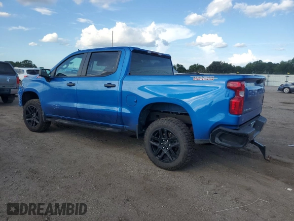 2022 Chevrolet Silverado 1500 Custom Trail Boss with VIN 3GCPDCED1NG685533, listed as a Copart auction lot 61293174 with 62,810 mi miles and Salvage Title. Bid and sale history available at DreamBid. Image 2.