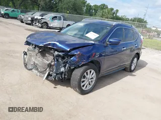 2019 Nissan Rogue SV with VIN JN8AT2MT3KW259937, listed as a IAAI auction lot 42175989 with 155,662 mi miles. Bid and sale history available at carsss.com. Image 17.