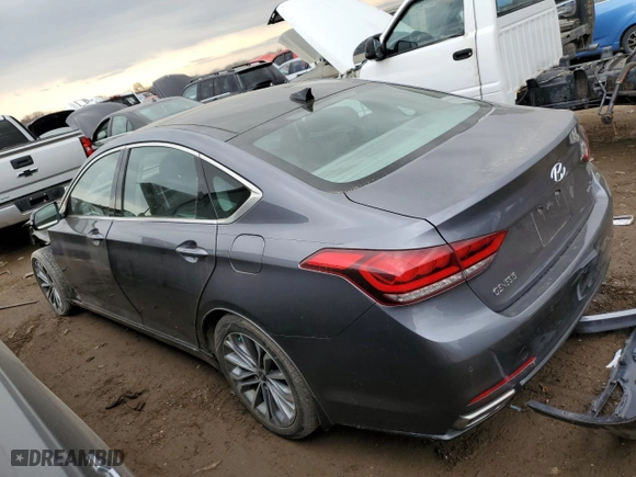 2016 Hyundai Genesis 3.8L with VIN KMHGN4JE0GU110269, listed as a Copart auction lot 49261305 with 33,307 mi miles and Salvage Title. Bid and sale history available at carsss.com. Image 2.