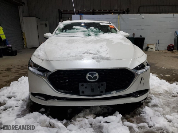 2022 Mazda Mazda3 Sedan Carbon Edition with VIN 3MZBPACL7NM317176, listed as a Copart auction lot 45314715 with 0 mi miles and Salvage Title. Bid and sale history available at carsss.com. Image 5.