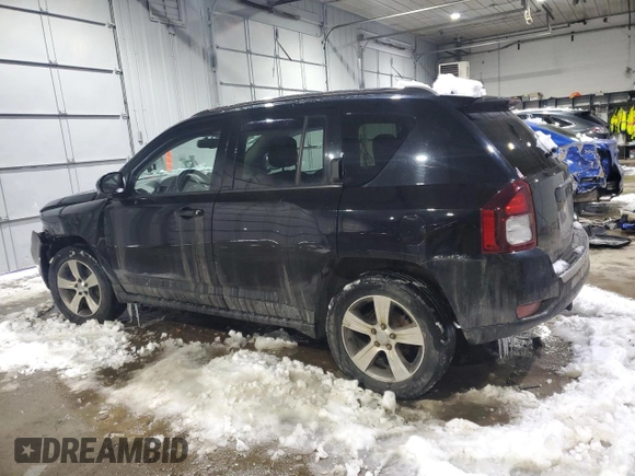 2017 Jeep Compass High Altitude with VIN 1C4NJDEB0HD169962, listed as a Copart auction lot 43227405 with 144,912 mi miles and Salvage Title. Bid and sale history available at carsss.com. Image 2.
