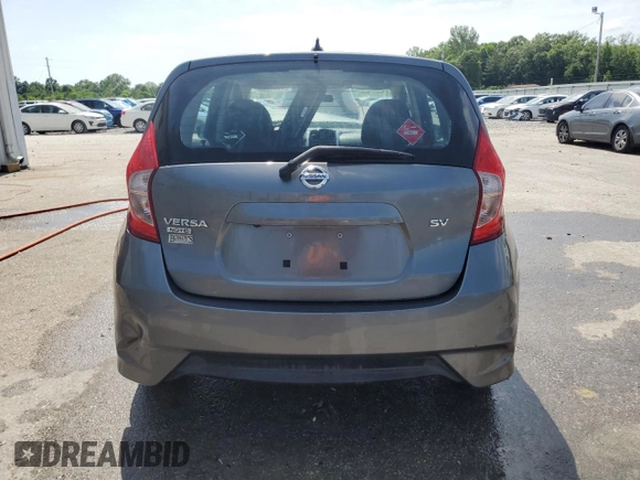 2017 Nissan Note SV with VIN 3N1CE2CP5HL360790, listed as a Copart auction lot 57073065 with 122,998 mi miles and Salvage title. Bid and sale history available at DreamBid. Image 6.