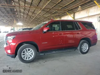 2023 Chevrolet Tahoe LS with VIN 1GNSCMKDXPR120621, listed as a Copart auction lot 75863074 with 28,335 mi miles and Salvage Title. Bid and sale history available at carsss.com. Image 1.