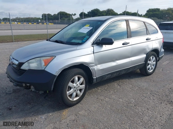2009 Honda CR-V EX with VIN 5J6RE48539L025383, listed as a IAAI auction lot 41629999 with 127,773 mi miles. Bid and sale history available at carsss.com. Image 2.
