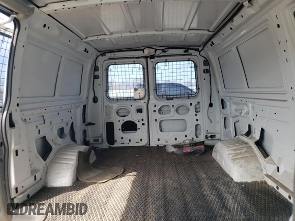 2008 Ford Econoline Cargo Commercial with VIN 1FTNE14W88DA08069, listed as a Copart auction lot 48592425 with 198,699 mi miles and Salvage title. Bid and sale history available at DreamBid. Image 10.